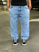 Calça Baggy Patchwork SKY